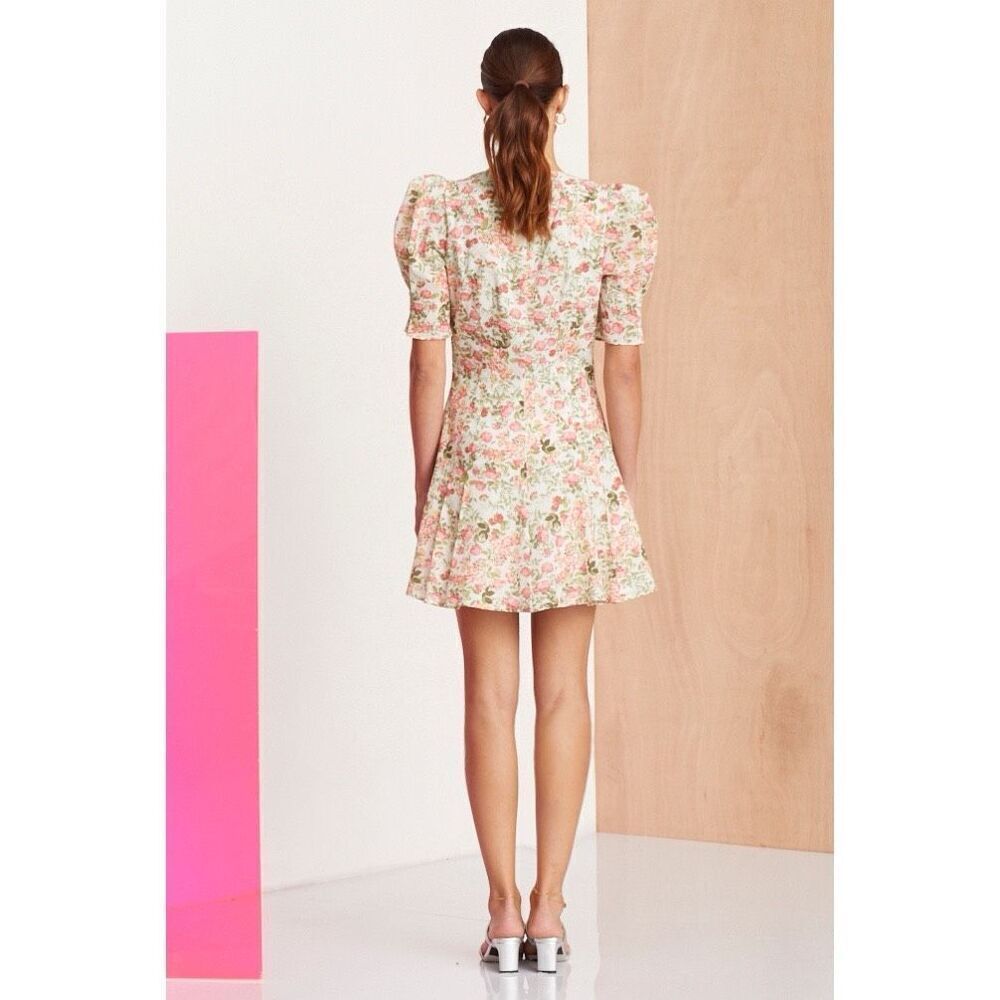 BEC & BRIDGE LE FOLLIES MINI FLORAL PRINT COTTON DRESS - Picture 3 of 14